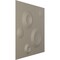 Ekena Millwork 11 7/8in. W x 11 7/8in. H Cole EnduraWall Decorative 3D Wall Panel Covers 0.98 Sq. Ft. WP12X12COCSV - alternate 4
